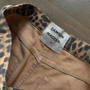 Damson maddder leopard print cargo